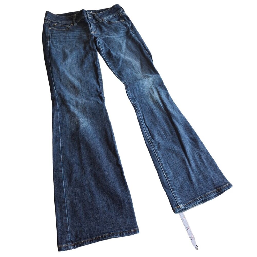 American Eagle Slim Boot Denim Jeans Womens Size 8 Regular Blue Medium Wash